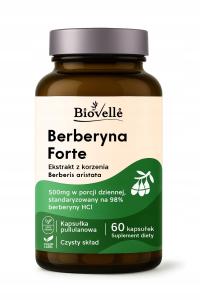 Berberyna 500 mg Forte z Chromem METABOLIZM ODCHUDZANIE CUKRZYCA APETYT