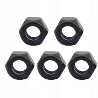 Nakrętka samozabezpieczająca samohamowna M6 czarna DIN 985 10 szt.