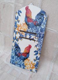 Вешалка доска под календарь куры фольклор Пасха