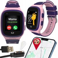 SMARTWATCH DLA DZIECI ZEGAREK 4G LTE GPS KAMERA GRY BLOW KIDS K18 RÓŻOWY