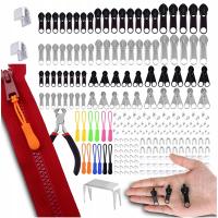 211x ZESTAW DO NAPRAWY ZAMKÓW BŁYSKAWICZNYCH NAPRAWCZY SUWAKÓW + ZACISKARKA