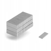 Magnes Neodymowy Płytkowy MOCNY SILNY MAGNESY NEODYMOWE KOMPLET 100 SZT