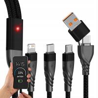 Zestaw kabli USB - USB typ C / microUSB / Lightning Webski + SMYCZ SMYCZKA DO KLUCZY KÓŁKO KARABIŃCZYK