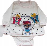 CANINI PIĘKNA SUKIENKA Z BODY - 68 cm