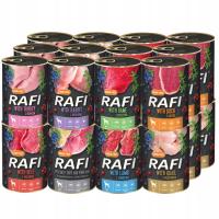 Рафи классический влажный корм для собак микс 8 вкусов набор 24x400g