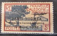 Nowa Kaledonia stary znaczek z nadrukiem (6/13