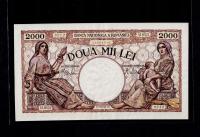 RUMUNIA 2000 LEI 1941 P#53a UNC RZADKI