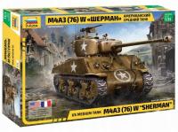 1:35 US Medium Tank M4A3 (76)W Sherman