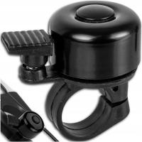 DZWONEK ROWEROWY METALOWY MANUALNY GŁOŚNY NA ROWER ROWEREK HULAJNOGĘ CZARNY