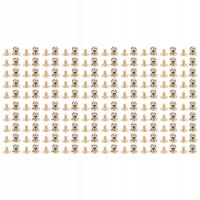 100 zestawów nity z okrągłym łbem wielofunkcyjne 8mm główka ze stopu MM