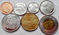 Канада-монеты - 7 шт. - Набор
