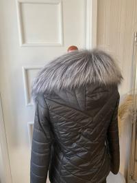 Obszycie Kaptura Z Lisa Srebrnego Promocja !