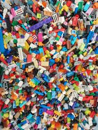 LEGO Drobne Elementy 400g MIX – kolorowe, sortowane, oryginalne małe