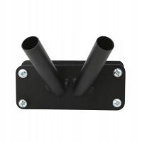 Uchwyt uchwyty do flag flagi balkonowy 2 czarny