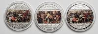 Polska, numizmaty, Jan Matejko, Bitwa pod Grunwaldem, 3 maja, 3 sztuki