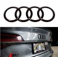 Эмблема задняя эмблема черный глянец Audi A3, A4 B7, A4 B8, A5 193мм х 67мм