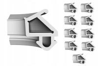 10Mb оконное уплотнение оконные уплотнения для окна окна ПВХ VEKA KV-5A серый