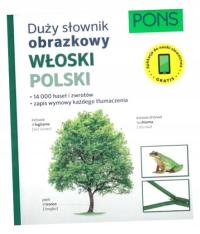 DUŻY SŁOWNIK OBRAZKOWY WŁOSKI PONS PRACA ZBIOROW..