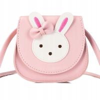 TOREBKA RÓŻOWA KRÓLICZEK KOKARDKA dla Dziewczynki Dziecka