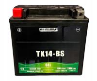 Akumulator motocyklowy YTX14-BS 12V 12Ah 200A ZAMIENNIK YUASA VARTA EXIDE