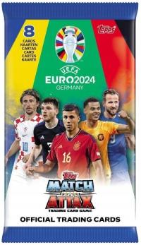 TOPPS Match Attax Euro 2024 Germany карточный пакет с 8 картами