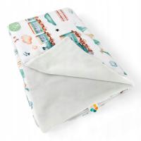 Plumeri Dwustronny Kocyk Minky dla Niemowląt , Kocyk do fotelika