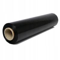 Folia stretch 2,5 KG CZARNA folia strecz lekka gilza dużo folii 2.5 KG