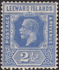 kol.bryt.Leeward Islands KGV 2,5 d.czysty *