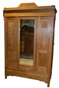 szafa secesyjna 1920 . lity dąb