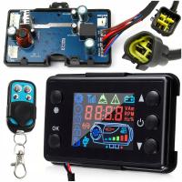 STEROWNIK WYŚWIETLACZ LCD PROGRAMATOR NAGRZEWNICA NAGRZEWNICY + PILOT 12V