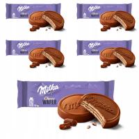 Набор 5 x 150 г Milka Choco Wafer вафли в шоколаде печенье