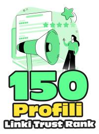 150 Profile TRUST RANK COM - Linki SEO