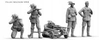 Żywica figurki włoskich żołnierzy WWII 1/16