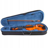 natural handmade acoustic violin with bow rosin bag musical instrument acce