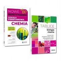 Repetytorium CHEMIA 2025-2026 + Tablice chemia GREG zadania wzory, reakcje