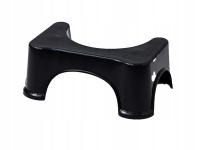 Podnóżek do toalety schodek łazienkowy WC stopień stołek podest czarny