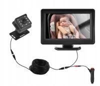 KAMERA SAMOCHODOWA HD 1080P DLA DZIECI Z IR I 8 LED, MONITOR BEZPIECZEŃSTWA