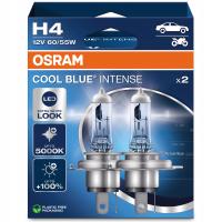 Osram H4 Cool Blue Intense Żarówki Samochodowe Chłodne Światło 5000K +100%