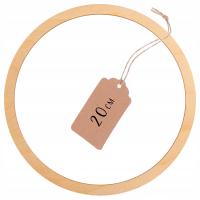 Drewniana Obręcz Koło Do Łapacza Snów Baza Makramy 20cm