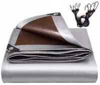 Plandeka MOCNA 8x10 210g wzmacniana okrycie MROZOODPORNA wodoodporna UV