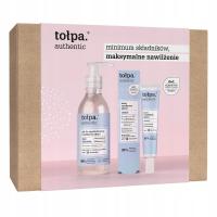 Подарочный набор увлажняющий очищающий гель для лица крем для лица TOLPA