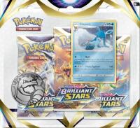 Pokemon TCG: Brilliant Stars- 3-Pack Blister - Glaceon