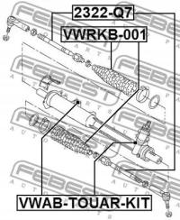 Febest VWAB-TOUAR-KIT Zawieszenie, stabilizator