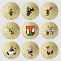 20 MIEDZIAKÓW KRASNOLUDKÓW SUWALSKICH – KOMPLET - 8 SZTUK 2 x KOLOR - 2025