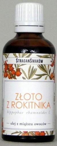 ZŁOTO Z ROKITNIKA OLEJ Z MIĄŻSZU OWOCÓW ROKITNIKA 50ml 45 PORCJI