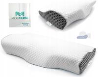 ОРТОПЕДИЧЕСКАЯ ПОДУШКА ДЛЯ СНА НА БОКУ И ЖИВОТЕ ПРОФИЛИРОВАННАЯ ПЕНА С ЭФФЕКТОМ ПАМЯТИ