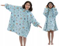 Одеяло с капюшоном для детей, Детское толстое одеяло, большие размеры, мех XXL 460 GSM