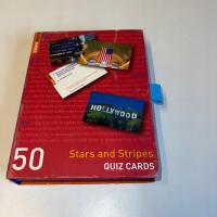 Gra angielska card game STARS AND STRIPES QUIZ CARDS nowe el