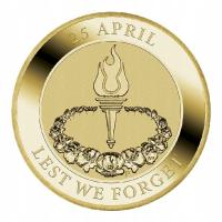 День АНЗАКа $1 алюминиевая бронза 2023 (монета в карточке)