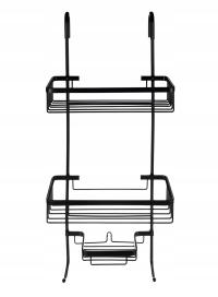 Полка для душа Ruhhy 16723 подвесная черная нержавеющая